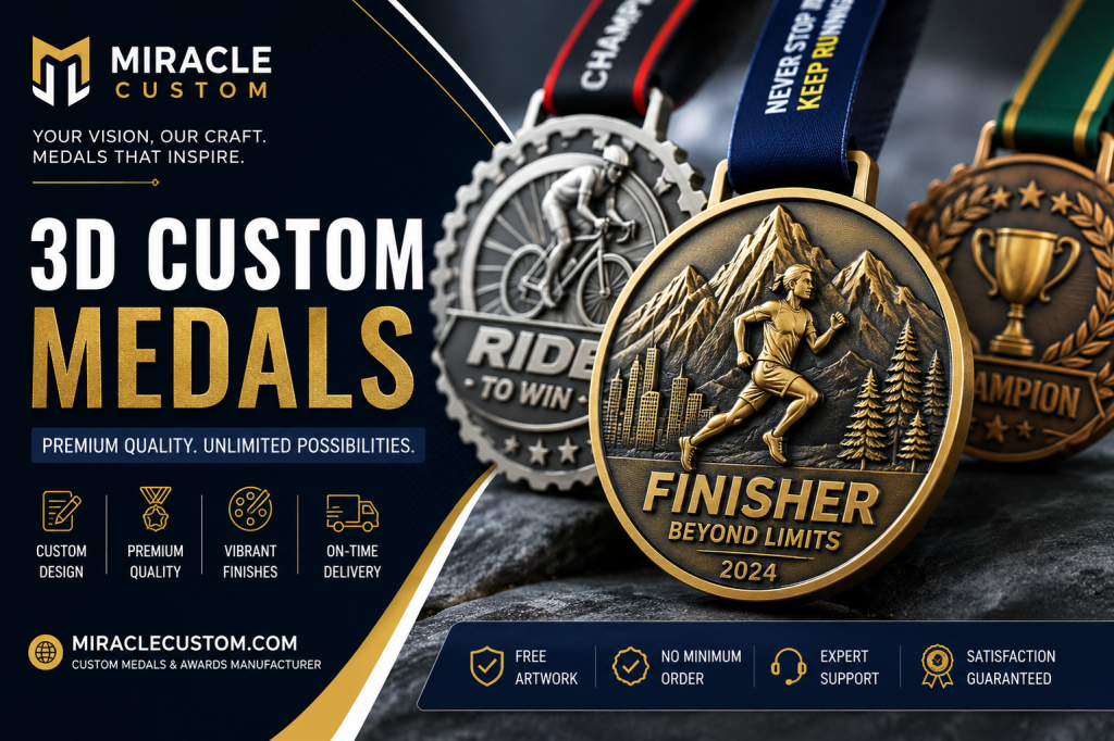 3D Custom Medals: Premium Medal Design Guide