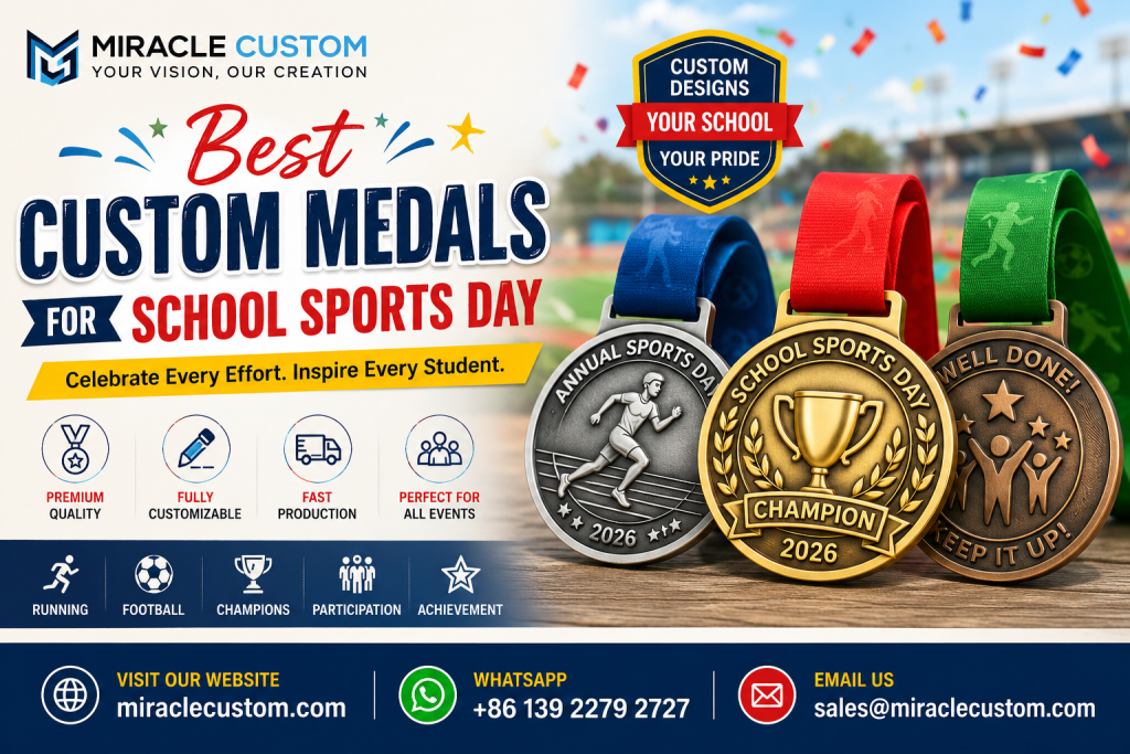Best Custom Medals for School Sports Day