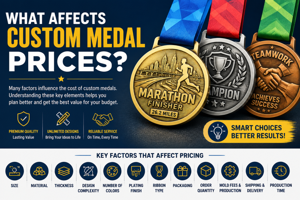 What Affects Custom Medal Prices
