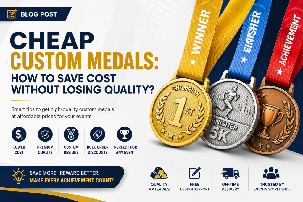 Cheap Custom Medals: How to Save Cost Without Losing Quality