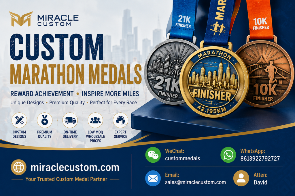 Custom Marathon Medals: Design Ideas and Cost Guide