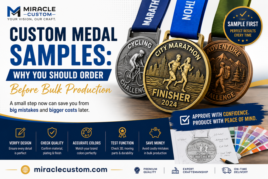 Custom Medal Samples: Why You Should Order Before Bulk Production