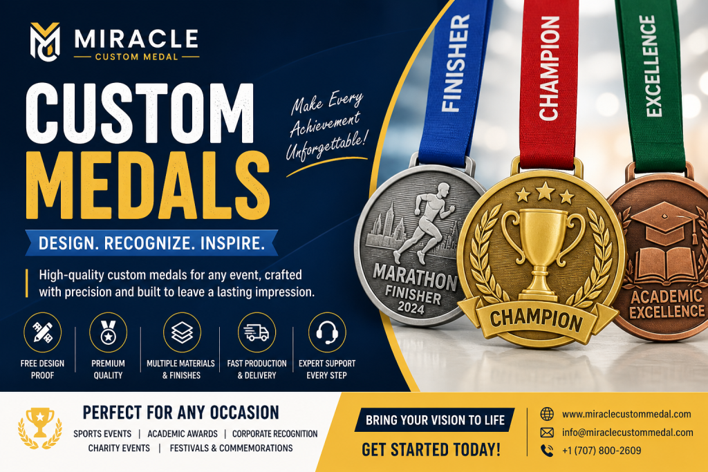 Custom Medals: The Complete Guide to Design, Pricing and Ordering
