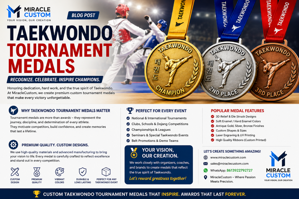 Custom Taekwondo Medals
