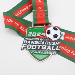 Custom Bangladesh Football Finisher Medals