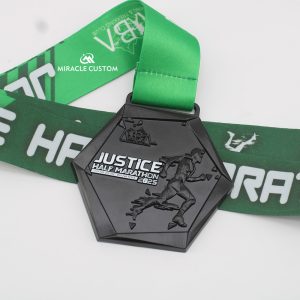 Custom Glow in the Dark Half Marathon Medals