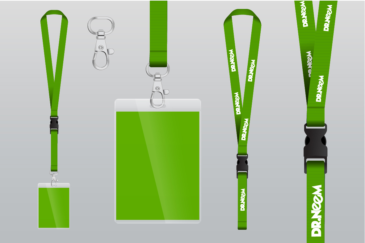 Heat Transfer Lanyard with Safety Clip