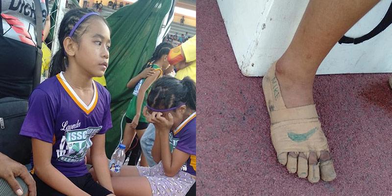 11-Year-Old Athlete Wins Multiple Gold Medals Running in Makeshift Shoes Made from Bandages