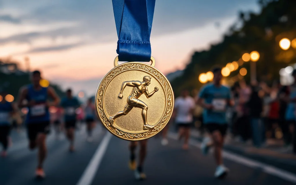 Cut-Out Medal Designs for Running Events