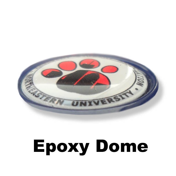 What kinds of lapel pins need epoxy adding?