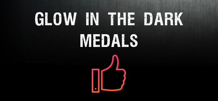 Custom Glow in the Dark Race Medals