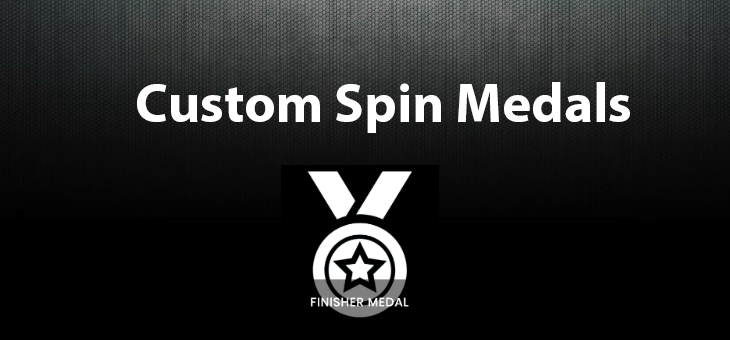 Custom Spin Medals Custom Spinner Race Medals