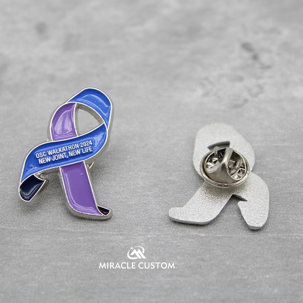 custom printed lapel pins with full color design